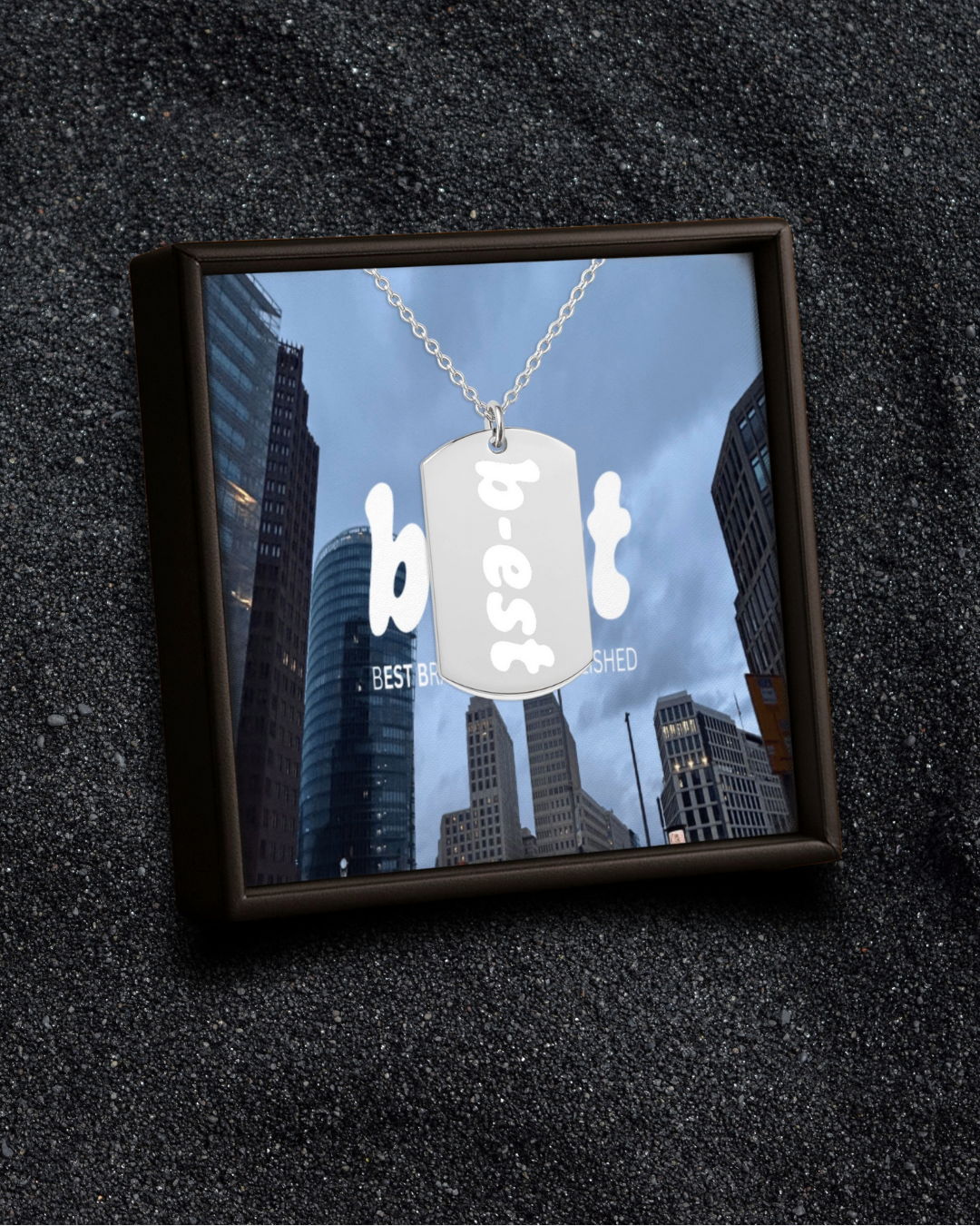 Octagon Shape Pendant Necklace