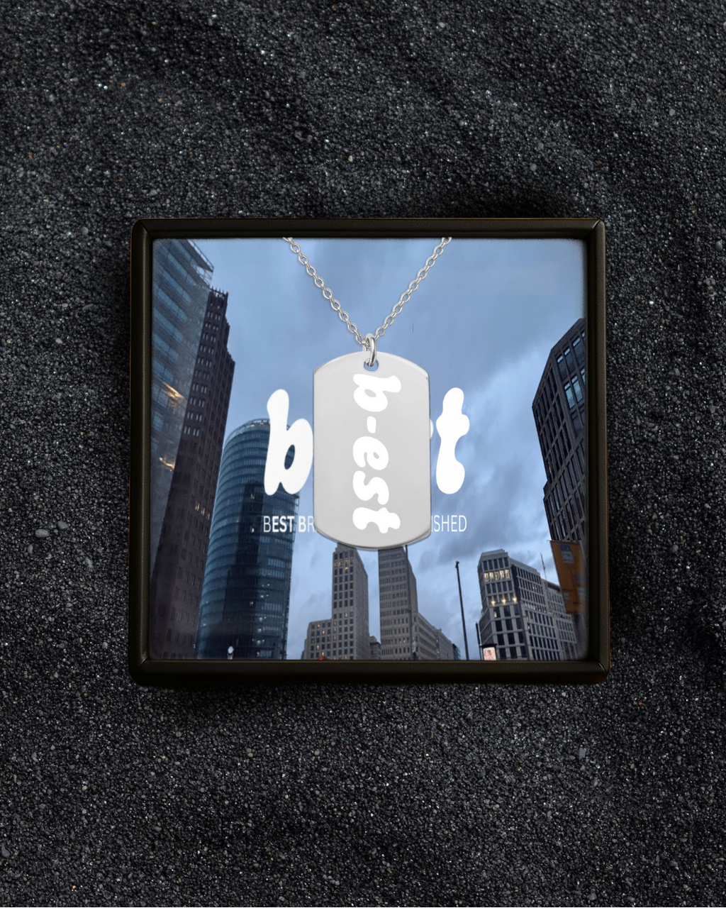 Octagon Shape Pendant Necklace